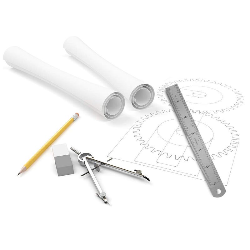 Miular 6 Inch Stainless Steel Ruler 2 Pack. - Image 4
